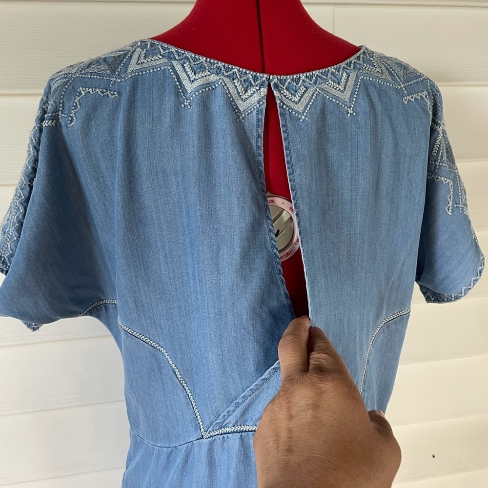 Anthropology Holding Horse Sands Dress Sz M - Picture 9 of 12